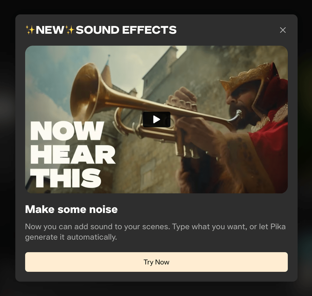 Pika Labs Sound Effects