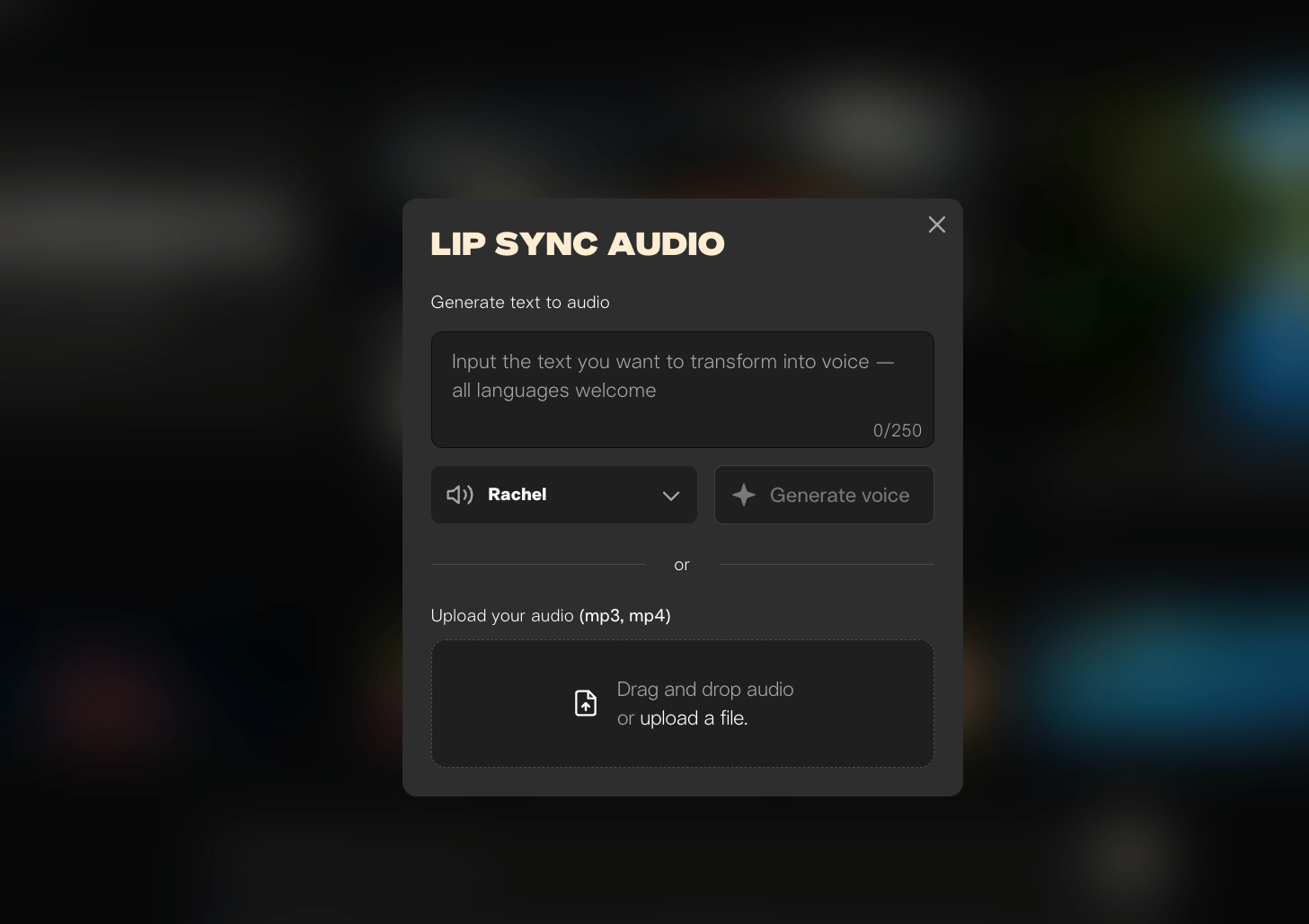 How to Use Pika Lip Syncing Step2